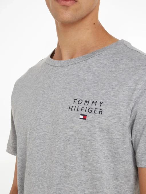 Herren Tommy Hilfiger T-Shirt mit aufgesticktem Logo
