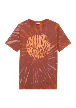 Kinder s.Oliver T-Shirt mit Batikmuster und Frontprint