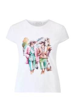 Damen Rich & Royal T-Shirt mit City Girls Print