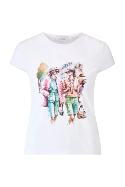 Damen Rich & Royal T-Shirt mit City Girls Print