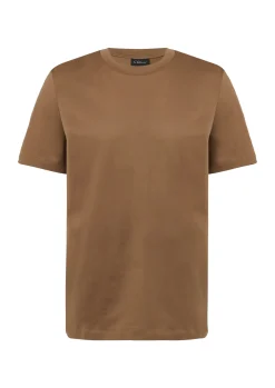 Herren s.Oliver BLACK LABEL T-Shirt mit Crew Neck aus mercerisiertem Baumwolljersey