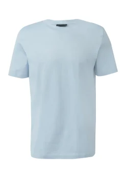 Herren s.Oliver BLACK LABEL T-Shirt mit Crew Neck aus mercerisiertem Baumwolljersey