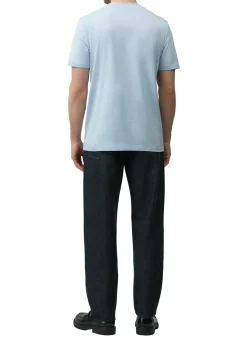 Herren s.Oliver BLACK LABEL T-Shirt mit Crew Neck aus mercerisiertem Baumwolljersey