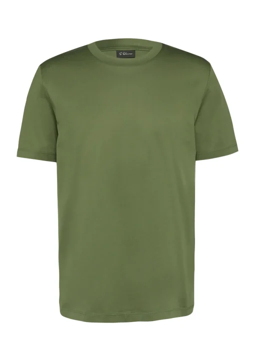 Herren s.Oliver BLACK LABEL T-Shirt mit Crew Neck aus mercerisiertem Baumwolljersey