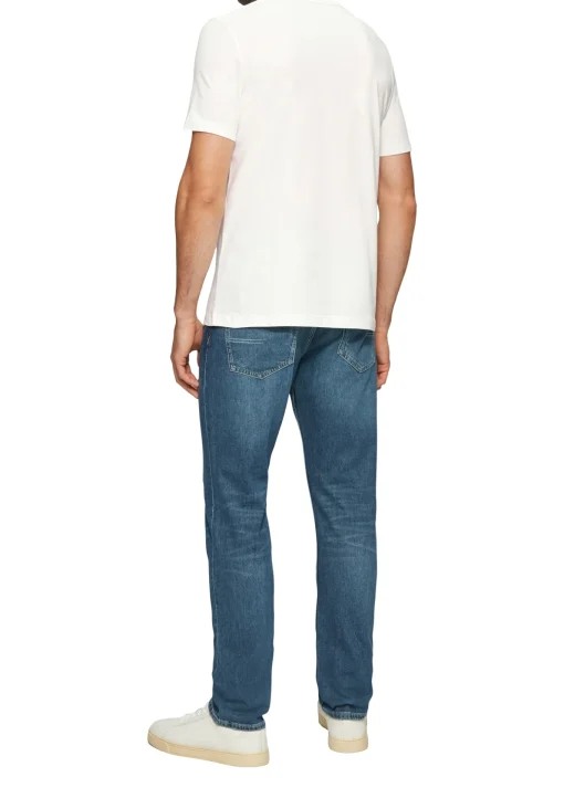 Herren s.Oliver T-Shirt mit Crew Neck und Frontprint
