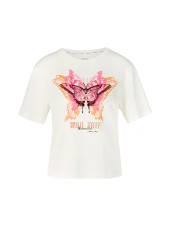 Damen Marc Cain T-Shirt mit 3D-Motiv