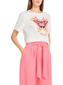 Damen Marc Cain T-Shirt mit 3D-Motiv