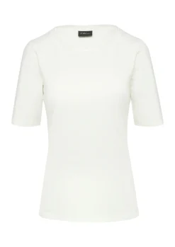 Damen s.Oliver BLACK LABEL T-Shirt mit Doublelayer-Detail