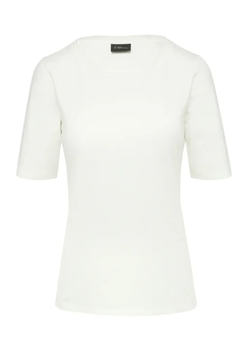 Damen s.Oliver BLACK LABEL T-Shirt mit Doublelayer-Detail