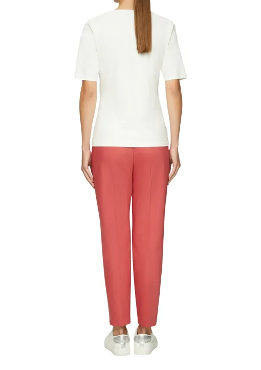 Damen s.Oliver BLACK LABEL T-Shirt mit Doublelayer-Detail