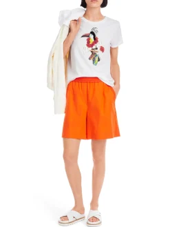 Damen Marc Cain T-Shirt mit 3D-Tukan-Print