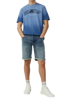 Herren QS T-Shirt mit Farbverlauf