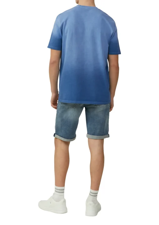 Herren QS T-Shirt mit Farbverlauf