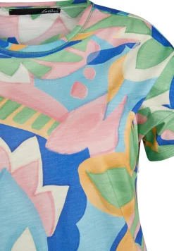 Damen Lecomte T-Shirt mit floralem Print