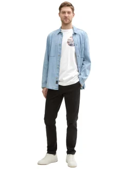 Herren Tom Tailor T-Shirt mit Foto-Print