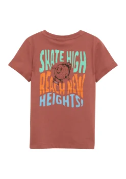 Kinder s.Oliver T-Shirt mit Front- und Rückenprint