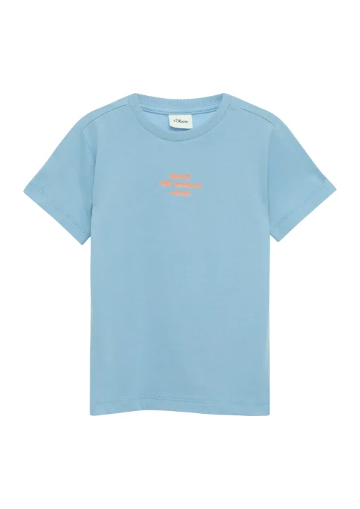 Kinder s.Oliver T-Shirt mit Front- und Rückenprint