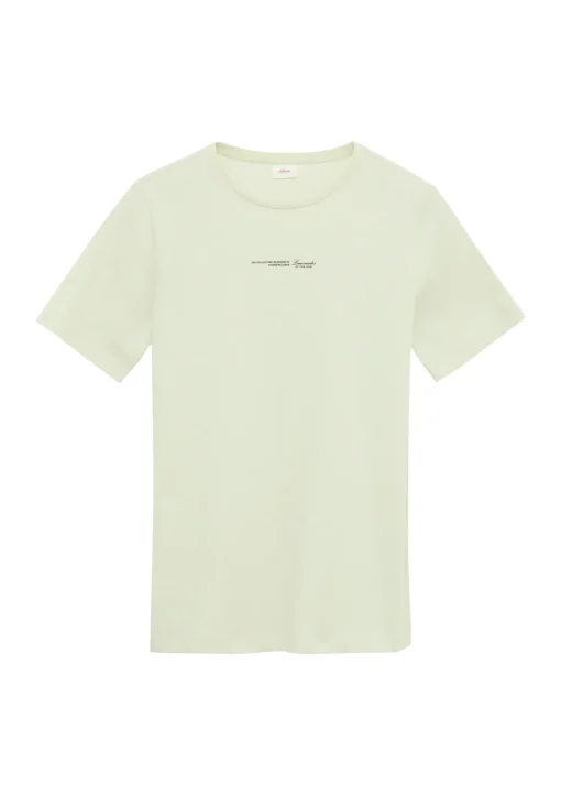 Kinder s.Oliver T-Shirt mit Front- und Rückenprint