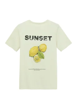 Kinder s.Oliver T-Shirt mit Front- und Rückenprint