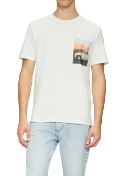 Herren s.Oliver T-Shirt mit Frontprint und Artwork
