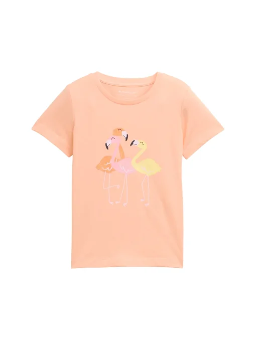 Kinder Tom Tailor Denim T-Shirt mit Glitzer-Print
