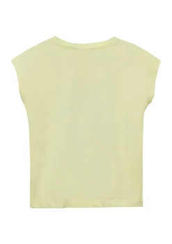 Kinder s.Oliver T-Shirt mit Glitzerprint in V-Shape