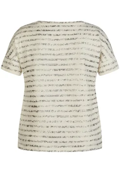 Damen Lecomte T-Shirt mit Glitzersteinen