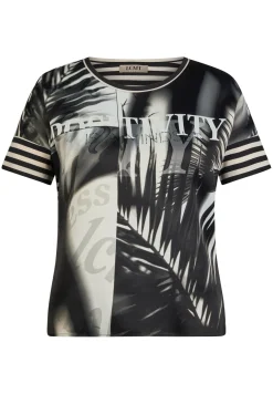 Damen Lecomte T-Shirt mit Glitzersteinen