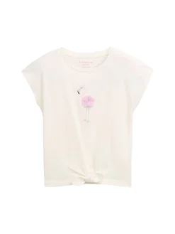 Kinder Tom Tailor Denim T-Shirt mit Knoten-Detail