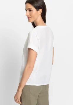 Damen Olsen T-Shirt mit kurzen Ärmeln