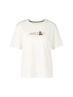 Damen Marc Cain T-Shirt mit Leo-Motiv Rethink Together