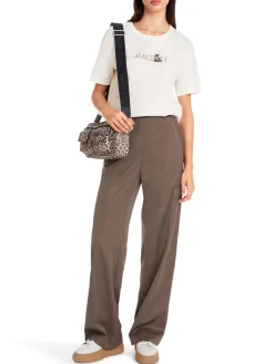 Damen Marc Cain T-Shirt mit Leo-Motiv Rethink Together
