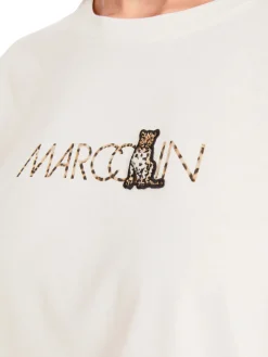 Damen Marc Cain T-Shirt mit Leo-Motiv Rethink Together