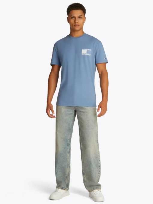 Herren Tommy Jeans T-Shirt mit Logo hinten