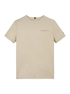 Kinder Tommy Hilfiger T-Shirt mit Logo und Rundhalsauschnitt