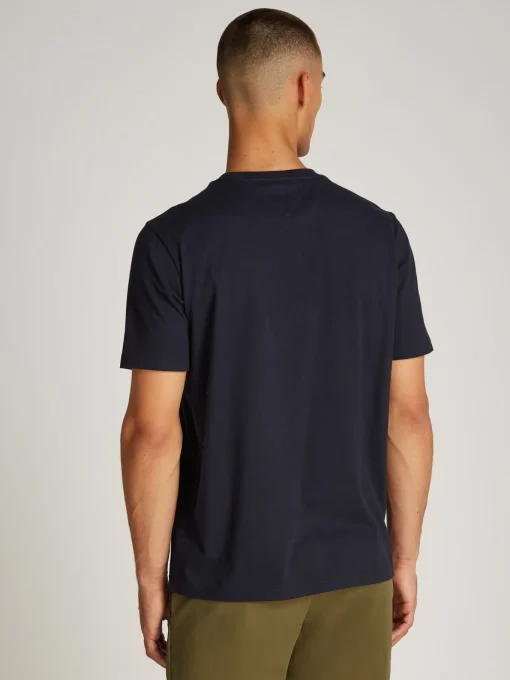 Herren Tommy Hilfiger T-Shirt mit Logo und Rundhalsausschnitt