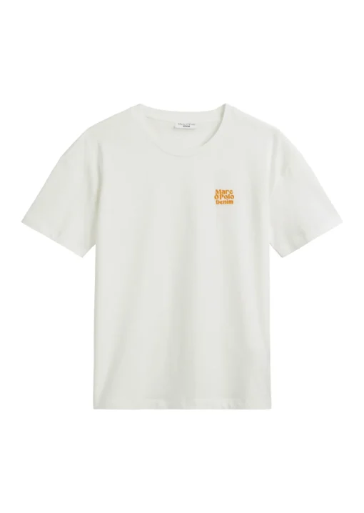 Damen Marc O´Polo Denim T-Shirt mit Logo-Stickerei