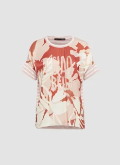 Damen Lecomte T-Shirt mit modernem Muster