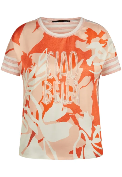Damen Lecomte T-Shirt mit modernem Muster