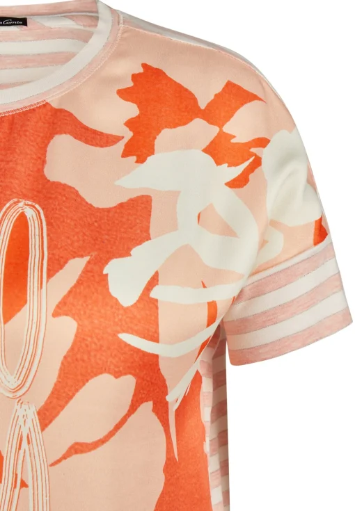 Damen Lecomte T-Shirt mit modernem Muster