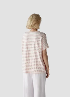 Damen Lecomte T-Shirt mit modernem Muster