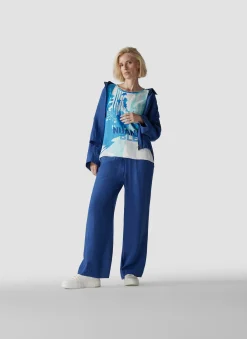 Damen Lecomte T-Shirt mit modernem Muster