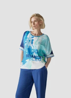 Damen Lecomte T-Shirt mit modernem Muster