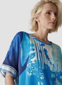 Damen Lecomte T-Shirt mit modernem Muster