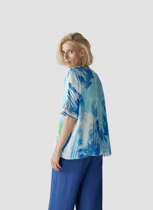 Damen Lecomte T-Shirt mit modernem Muster