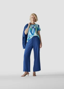 Damen Lecomte T-Shirt mit modernem Muster