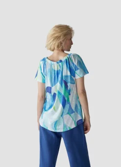 Damen Lecomte T-Shirt mit modernem Muster