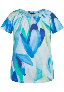 Damen Lecomte T-Shirt mit modernem Muster