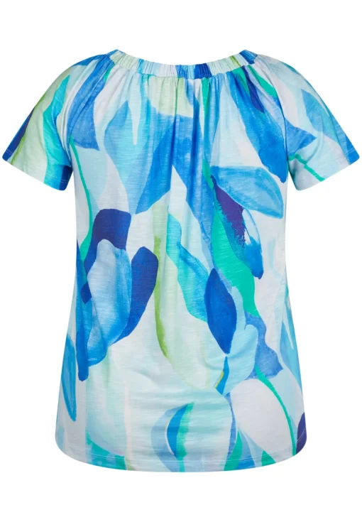 Damen Lecomte T-Shirt mit modernem Muster