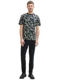 Herren Tom Tailor T-Shirt mit Muster